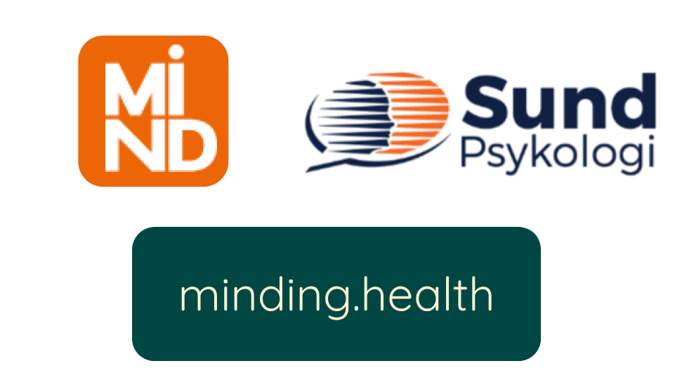 Logos: Mind, Sund Psykologi and Minding Health