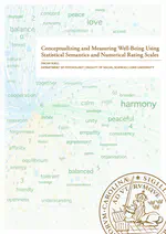 Conceptualizing and Measuring Well-Being Using Statistical Semantics and Numerical Rating Scales